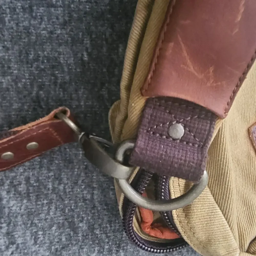 Fossil Backpack FBG309-004 Canvas Material/tan Color.